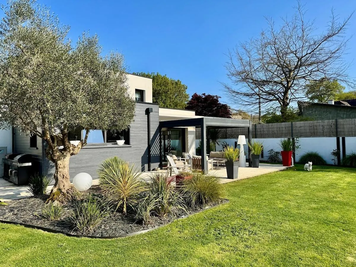 Belle Maison Spacieuse Et Jardin Paysager, Gouesnac'H Gouesnach Дом отдыха